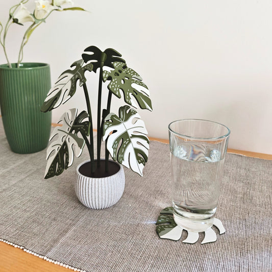 Monstera Thai Coaster Set