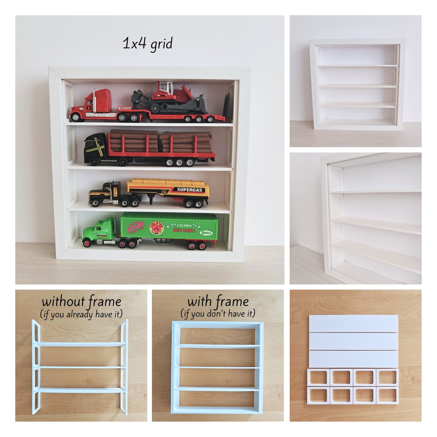 Grid Inserts for IKEA Sannahed Frame 25x25cm