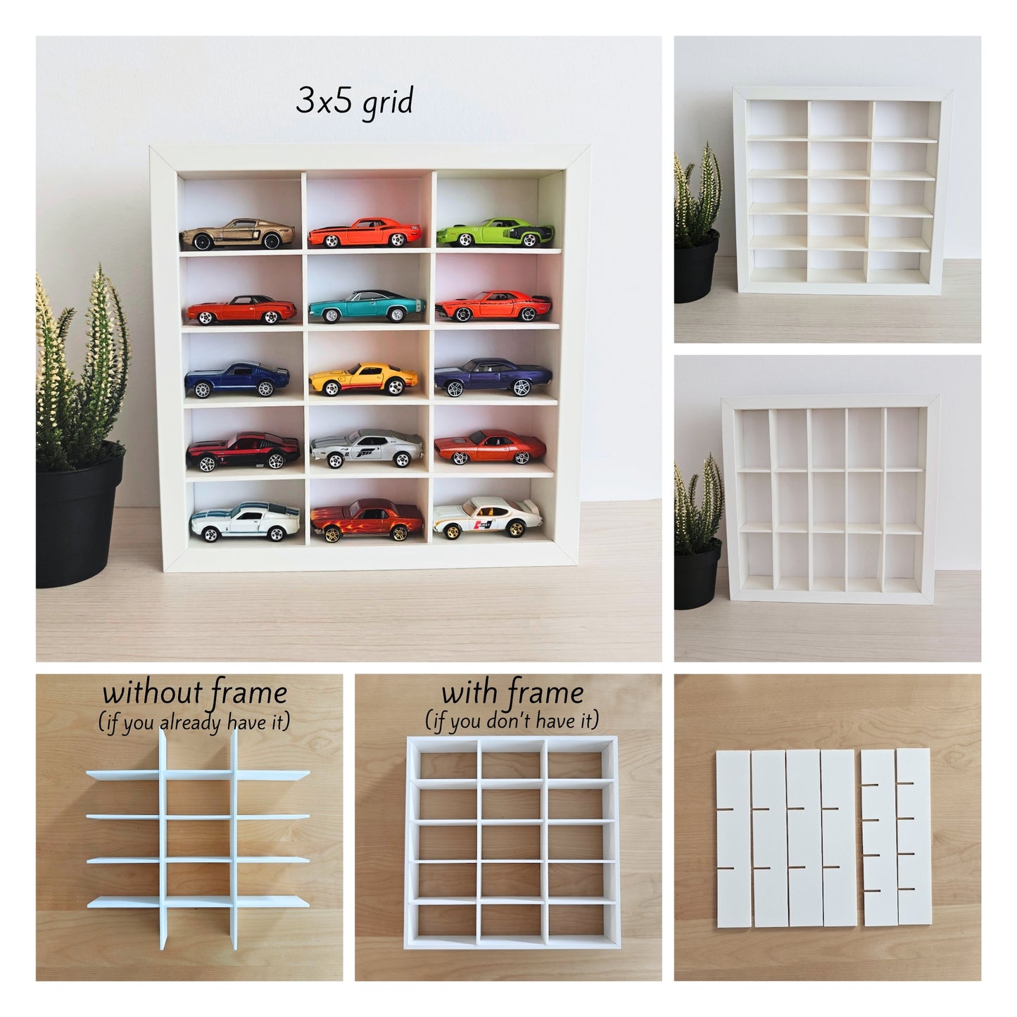 Grid Inserts for IKEA Sannahed Frame 25x25cm