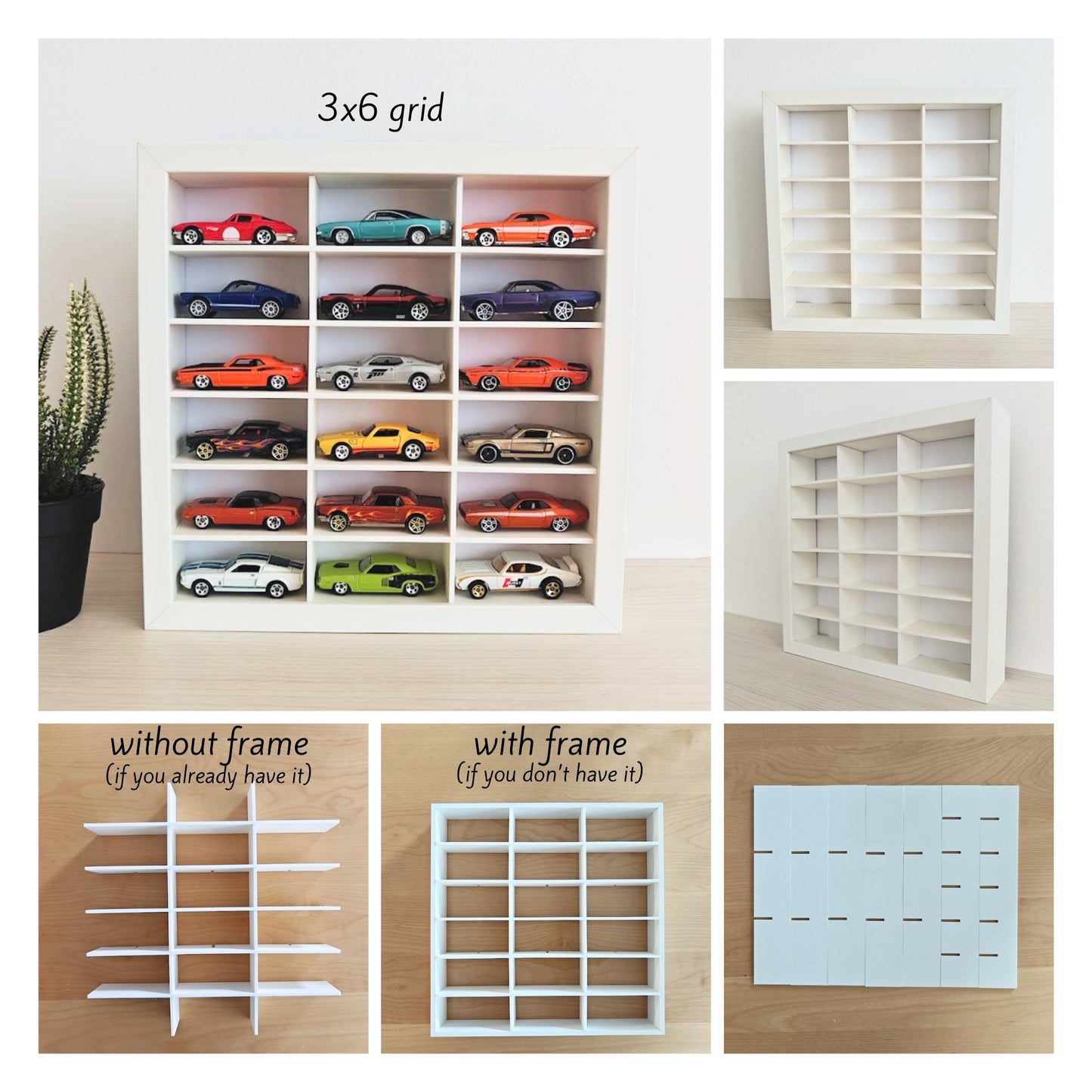 Grid Inserts for IKEA Sannahed Frame 25x25cm