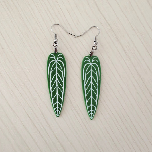 Earrings Anthurium Warocqueanum