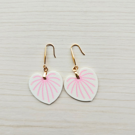 Earrings Anthurium Andraeanum