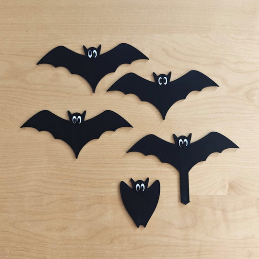 Set of 5 Silly Bats