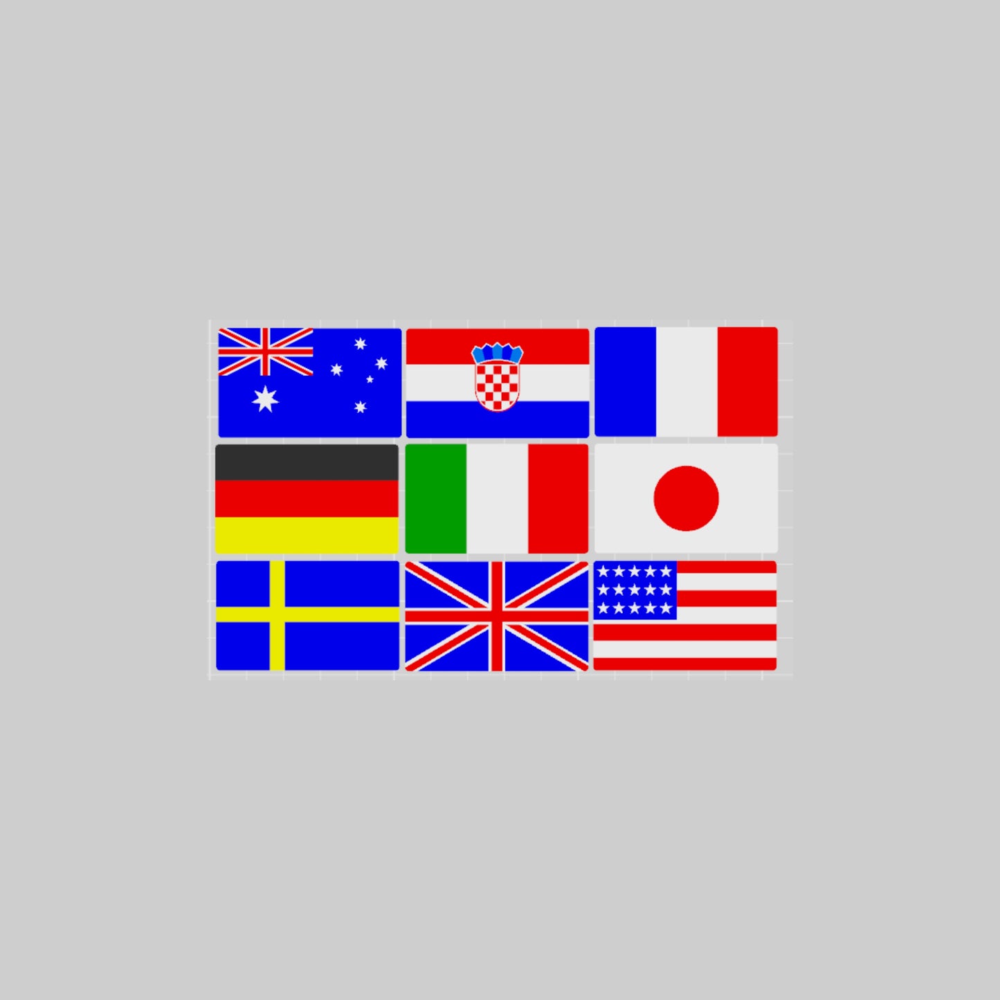 Flags for Modular Diecast Organizer