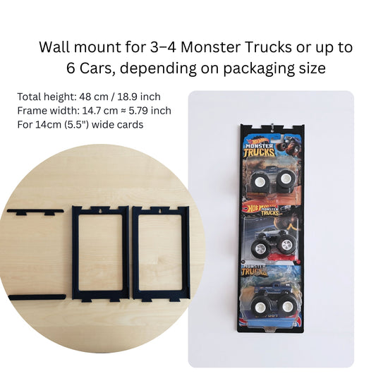 Hot Wheels Wall Mount or Stand For Monster Trucks or The Cars