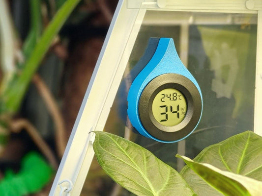 Water Droplet Hygrometer and Thermometer Holder – Magnetic Mount, Perfect for Greenhouses