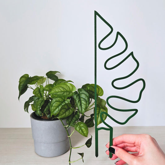 Monstera Leaf Trellis, Decorative Support for Indoor Vines & Climbing Plants, 3d Printed Plant Grid