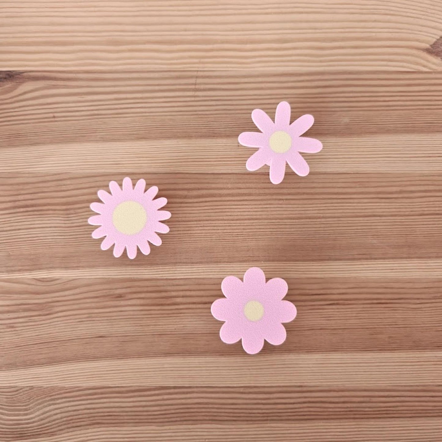 Pink Flower Handles for Drawer or Door, Cabinet Pull, Door knob, Floral Design, 3d print