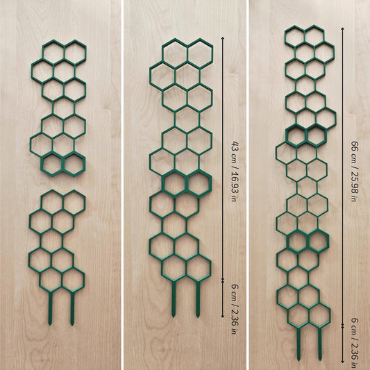 Modular Honeycomb Trellis, Extendable Plant Support for Indoor Climbing Plants, 3d Printed Plant Grid