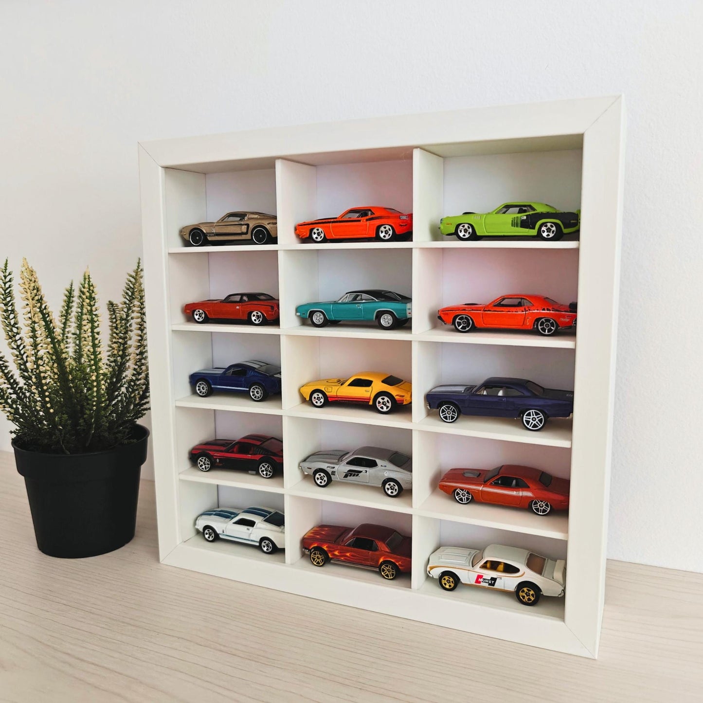 Grid Inserts for IKEA Sannahed Frame, 1:64 Miniature Display Organizer, 3D printed