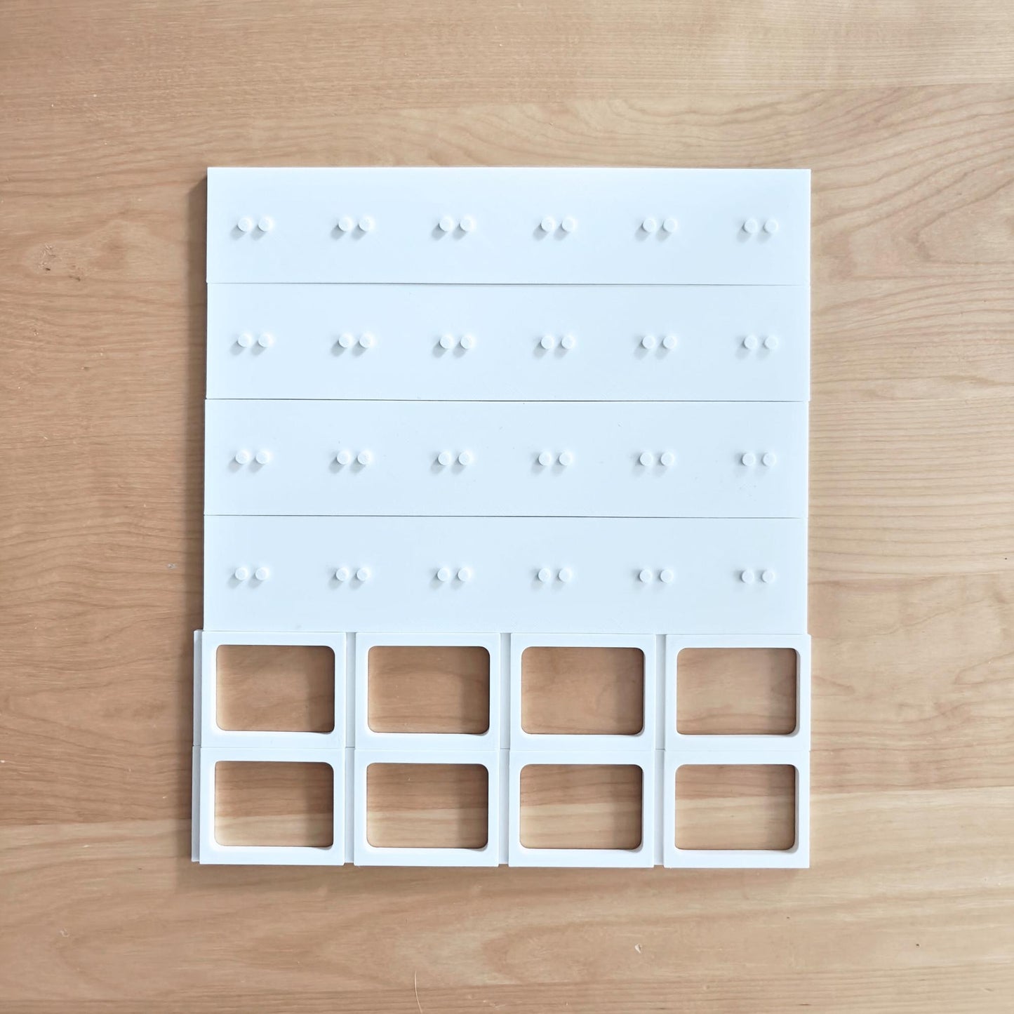 Grid Inserts for IKEA Sannahed Frame, Lego Figurine Display Organizer, 3D printed Inlay