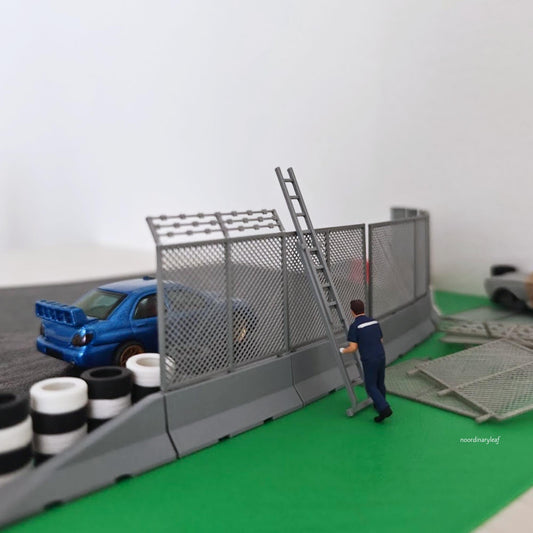 Miniature Extendable Ladder, 1:64 Scale Garage or Pit Crew Accessory, Diorama Race Track, Model Scenes, Crafts, Hobby Projects, 3D print