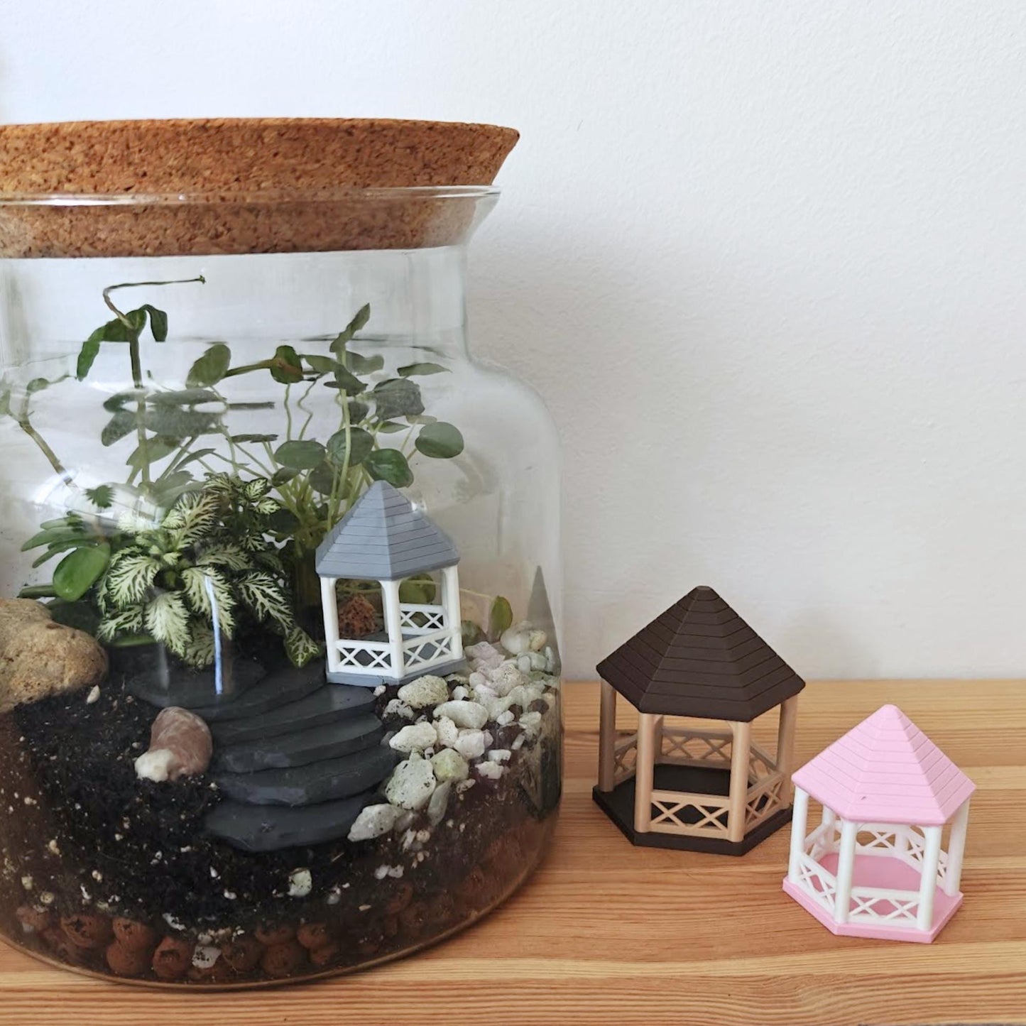 Mini Gazebo for Terrariums, 3D Printed