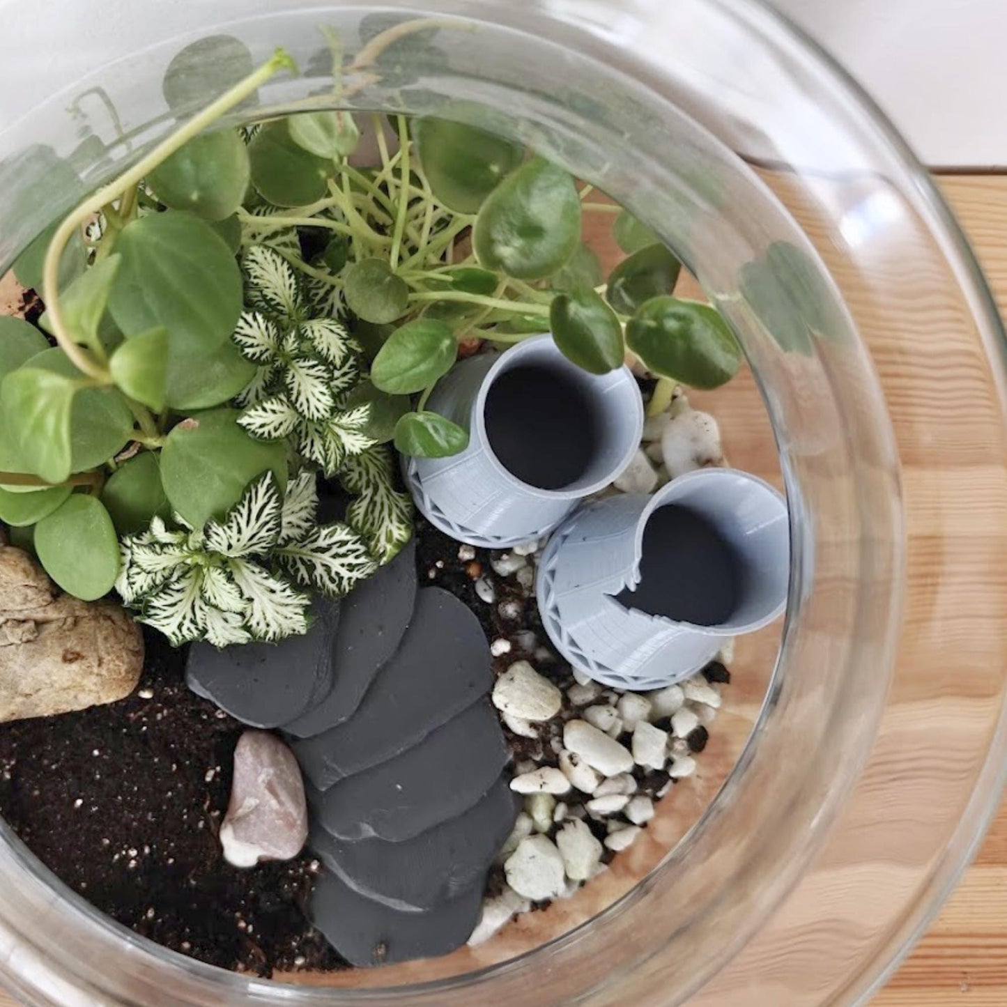 Mini Nuclear Cooling Tower, Terrarium or Diorama Prop, 3D Printed