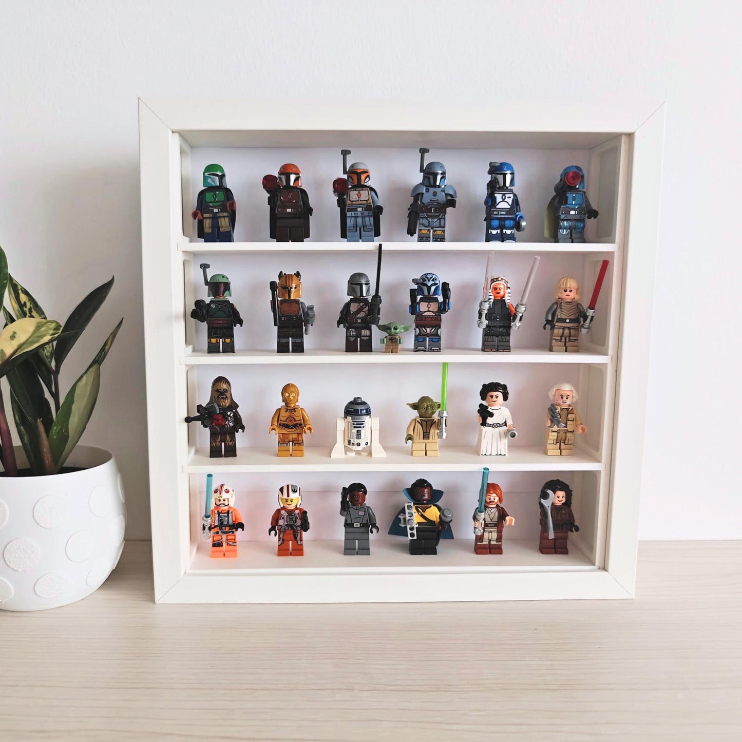 Grid Inserts for IKEA Sannahed Frame, Lego Figurine Display Organizer, 3D printed Inlay