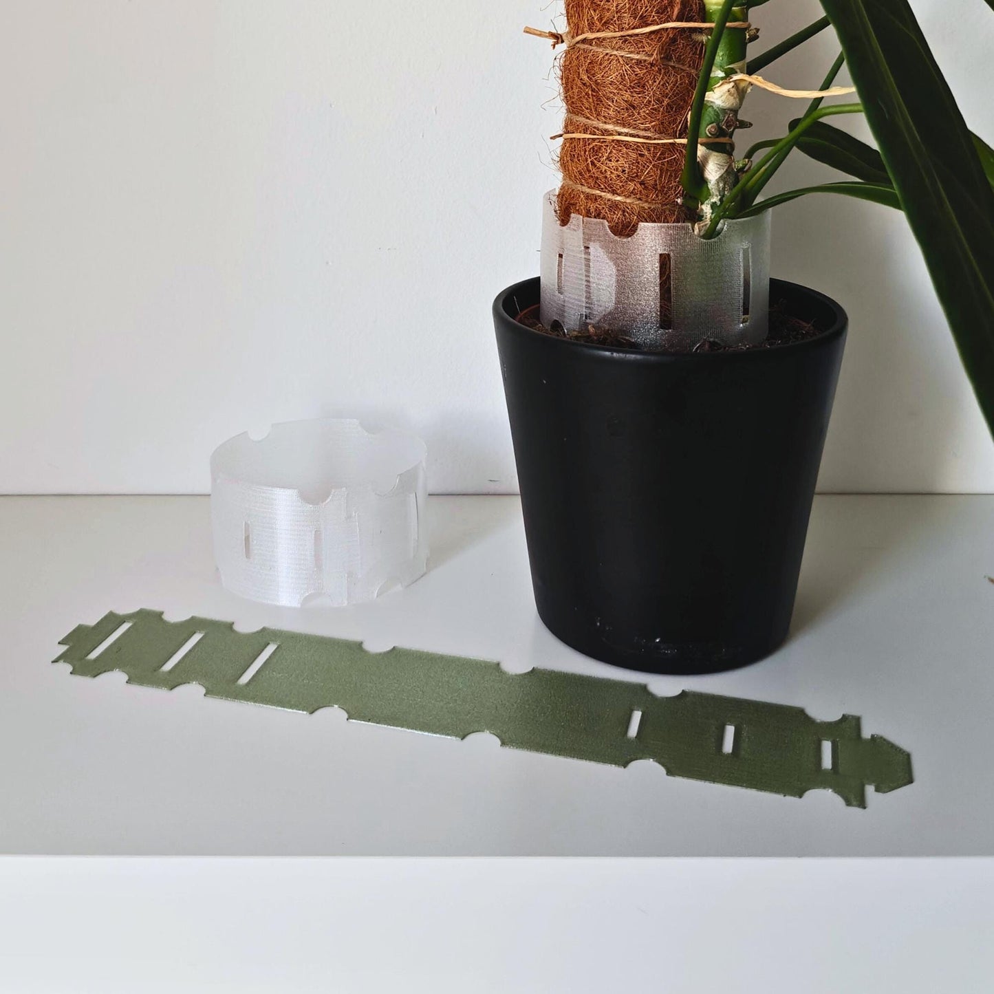 Plant Pot Extender for Anthuriums and Aroids, Stackable, Adjustable Extension for Moss or Soil, 3d print