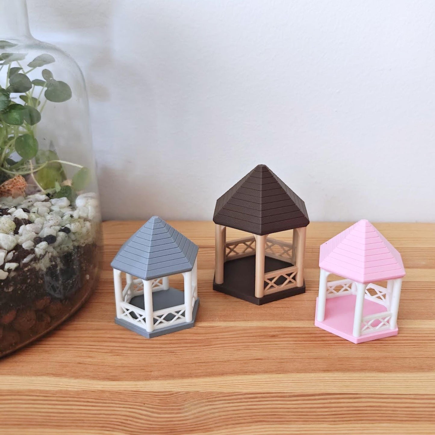 Mini Gazebo for Terrariums, 3D Printed