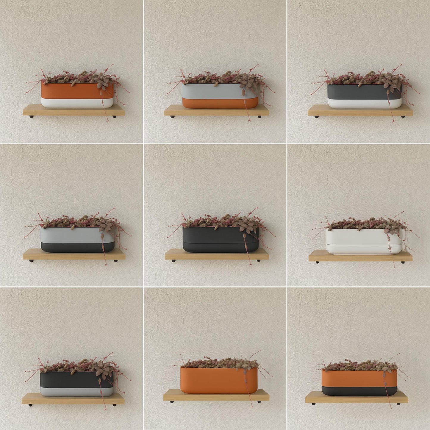 Color combinations for Low Narrow Pot