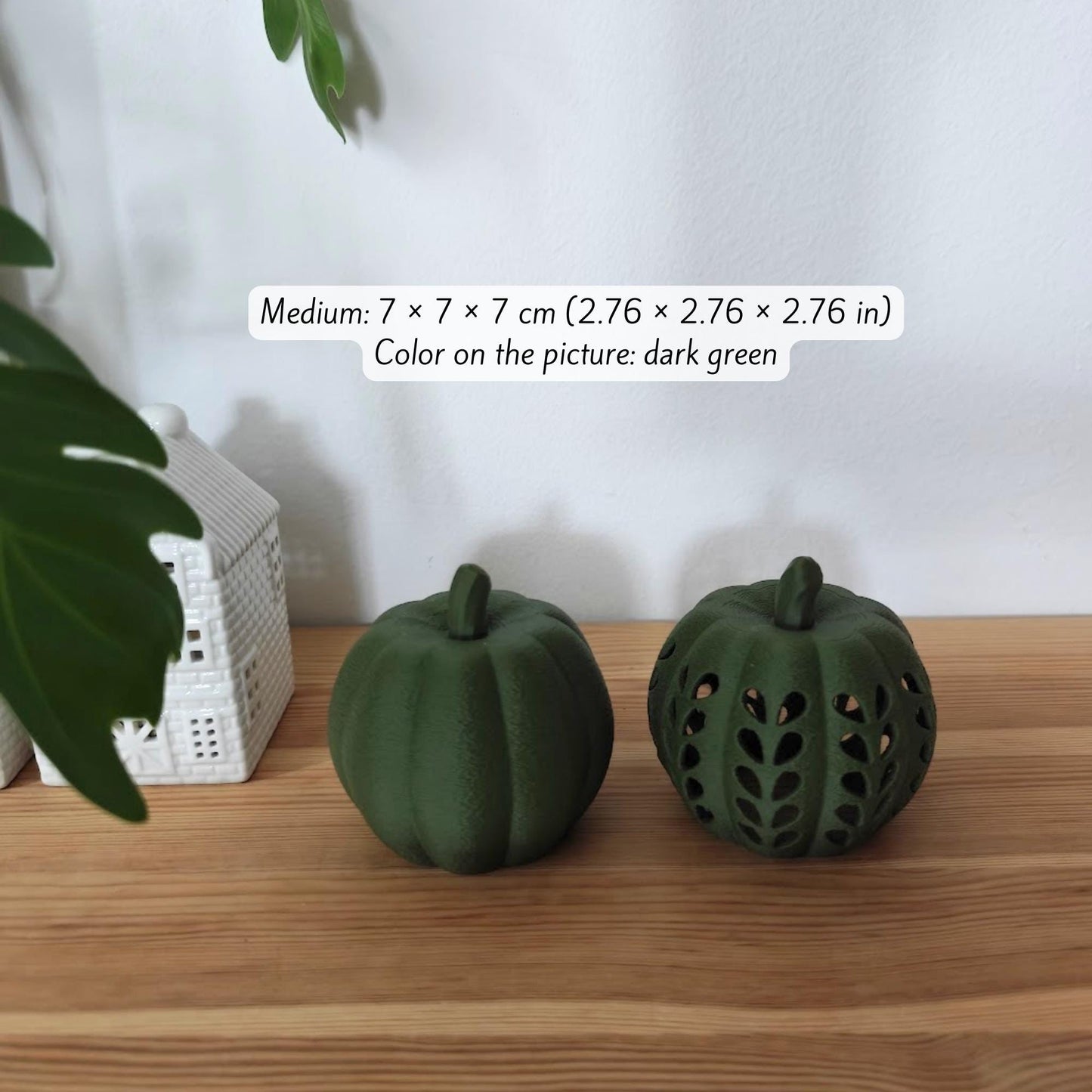 Pumpkins & Tealight Covers, Mix and Match Autumn Decor, Cozy Fall Table and Shelf Decoration, 3D Printed