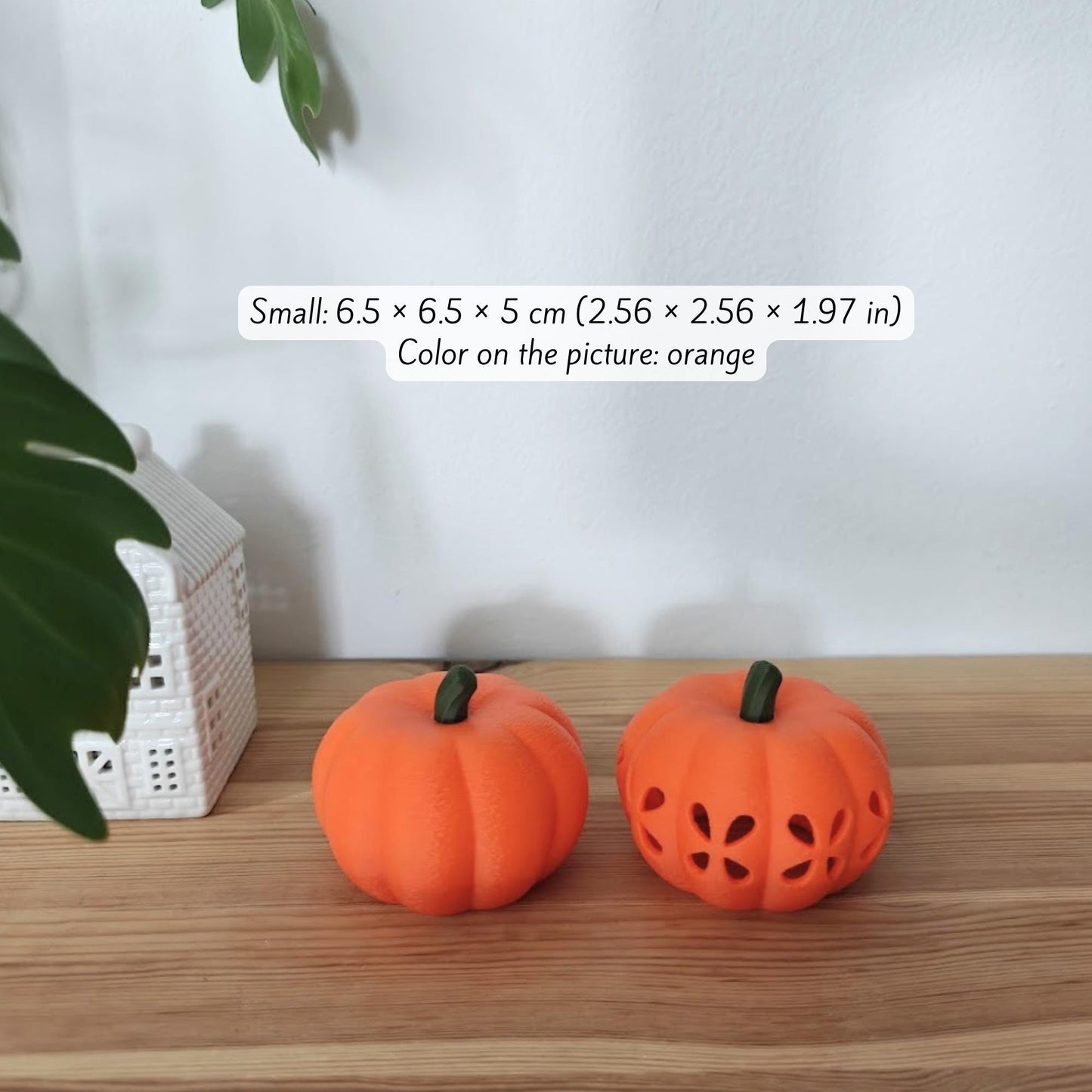 Pumpkins & Tealight Covers, Mix and Match Autumn Decor, Cozy Fall Table and Shelf Decoration, 3D Printed