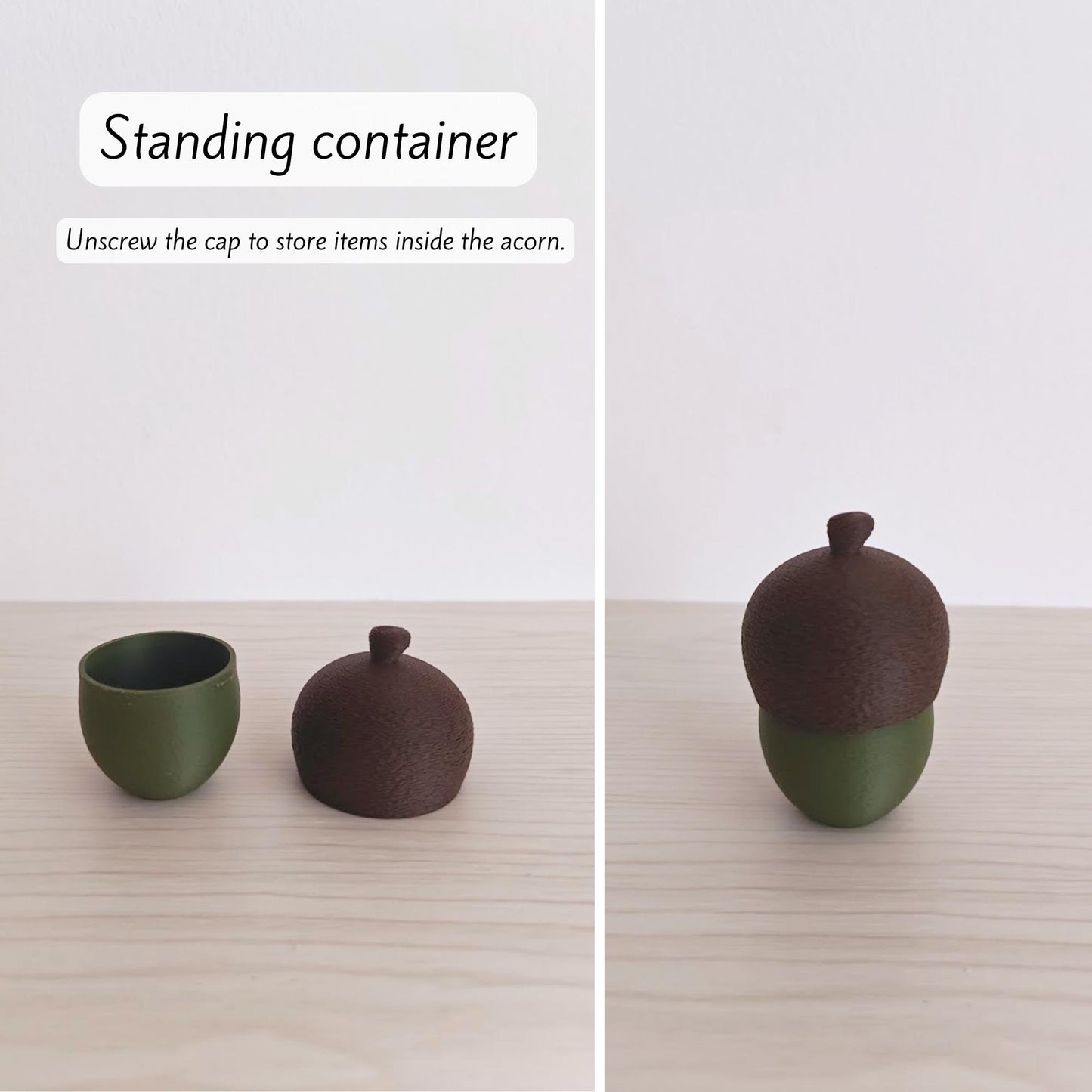 Standing container