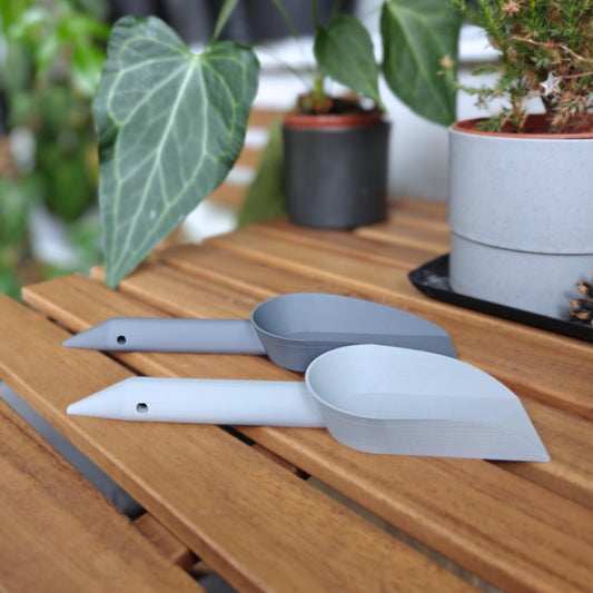 Gardening Shovel with Dibbler, Substrate Scoop, Soil Repotting Tools, Garden Trowel, 3D printed Plant Tools