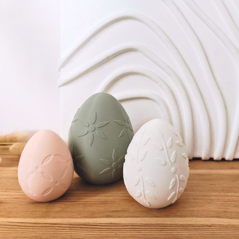 Easter Eggs with Patterns, Set of 3 pcs