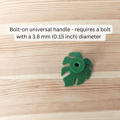 Monstera Leaf Knobs for Door or Drawer, Leaf Handle