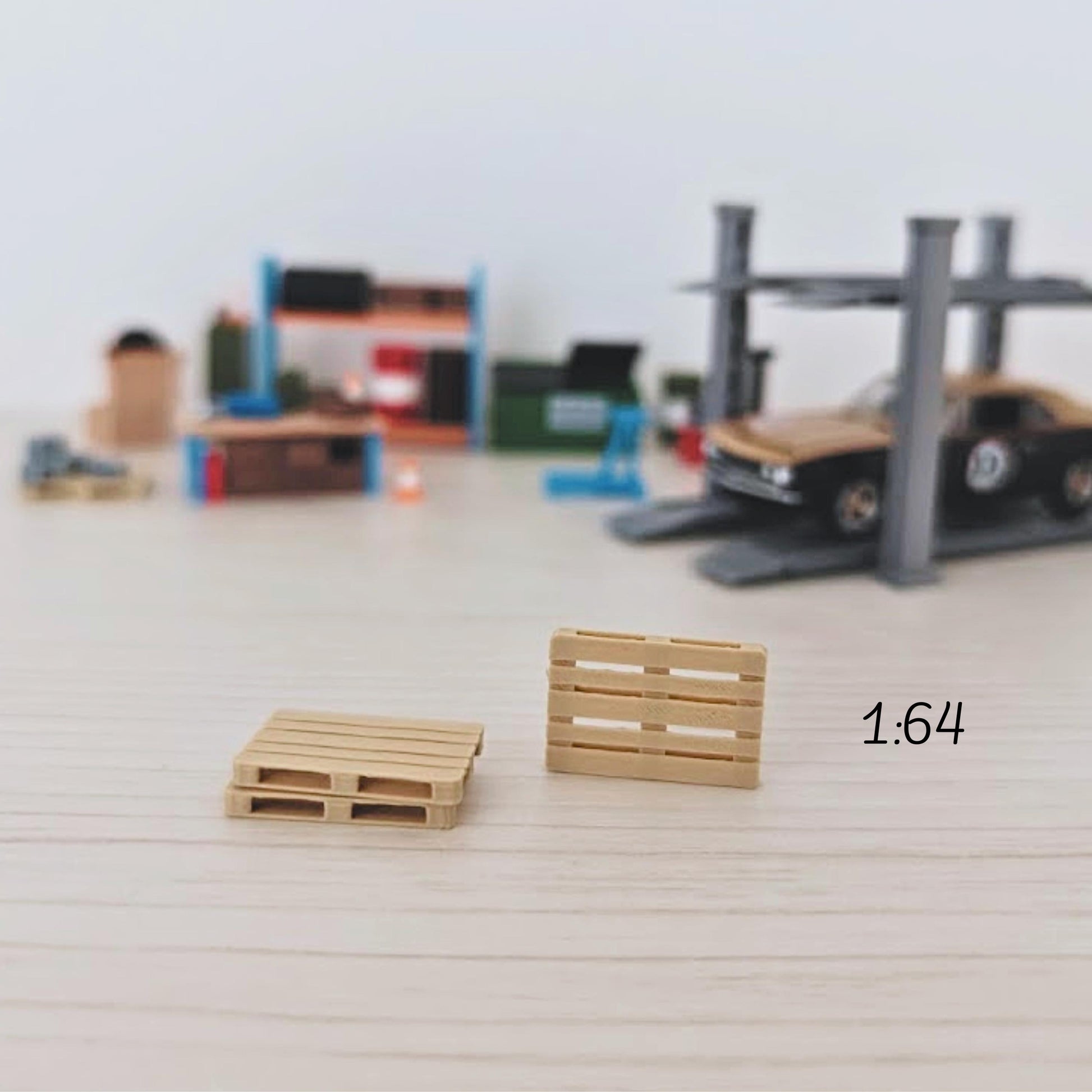 Miniature Pallets, 1/64, 1/24, 1/18 Scale