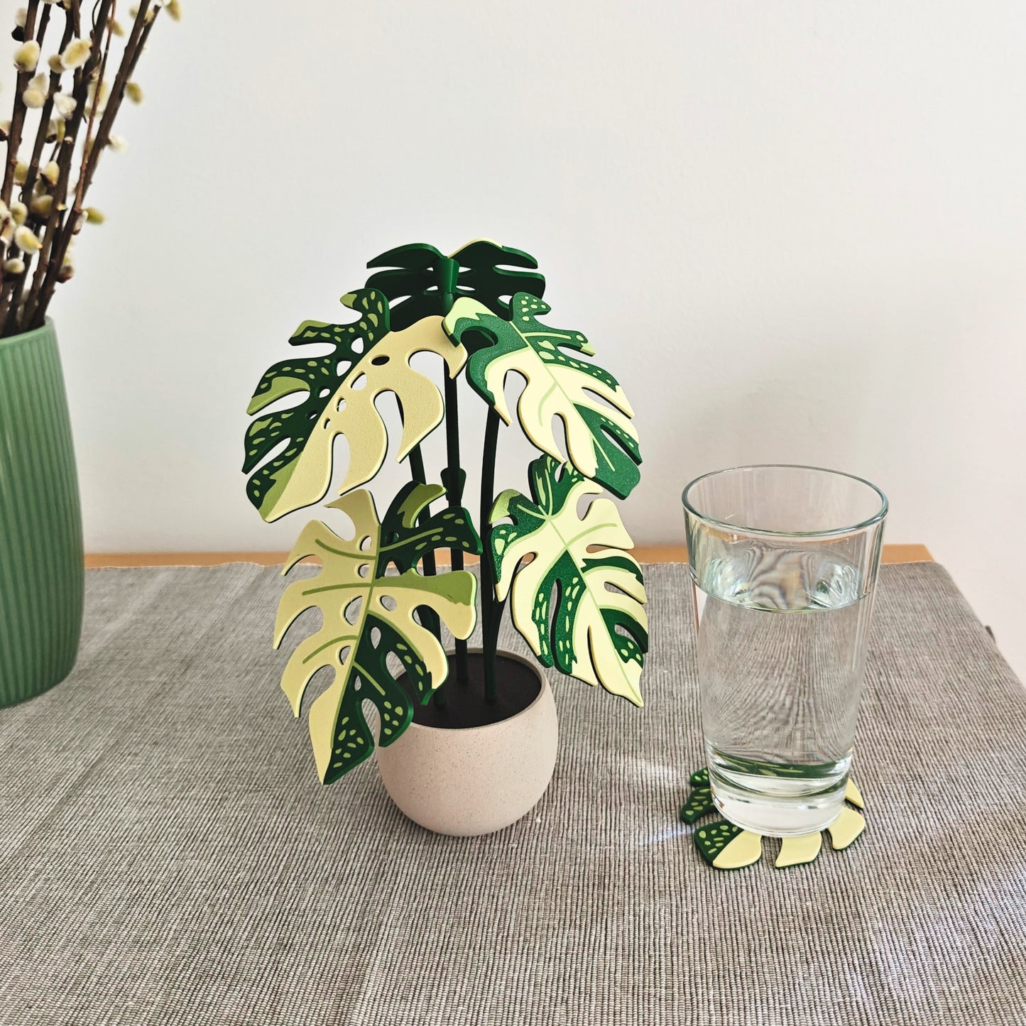 Monstera Thai Untersetzer Set