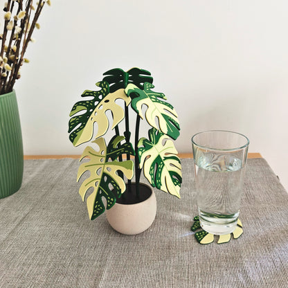 Monstera Thai Untersetzer Set