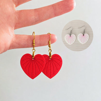 Naušnice Anthurium Andraeanum