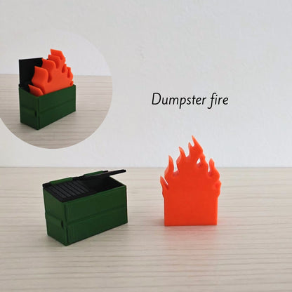 Miniature 1/64 Scale Dumpster