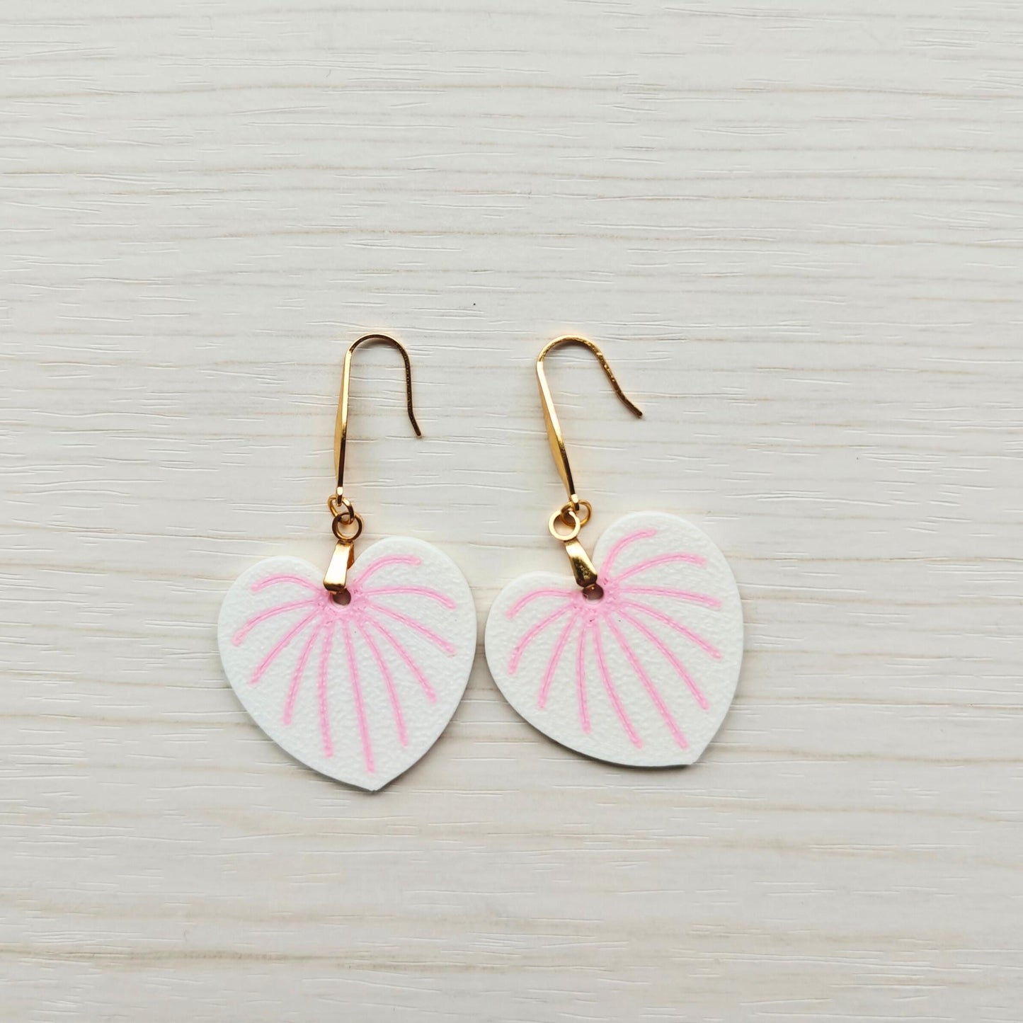 Earrings Anthurium Andraeanum