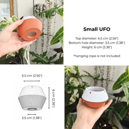 Inverted Plant Pot, Upside Down UFO Planter