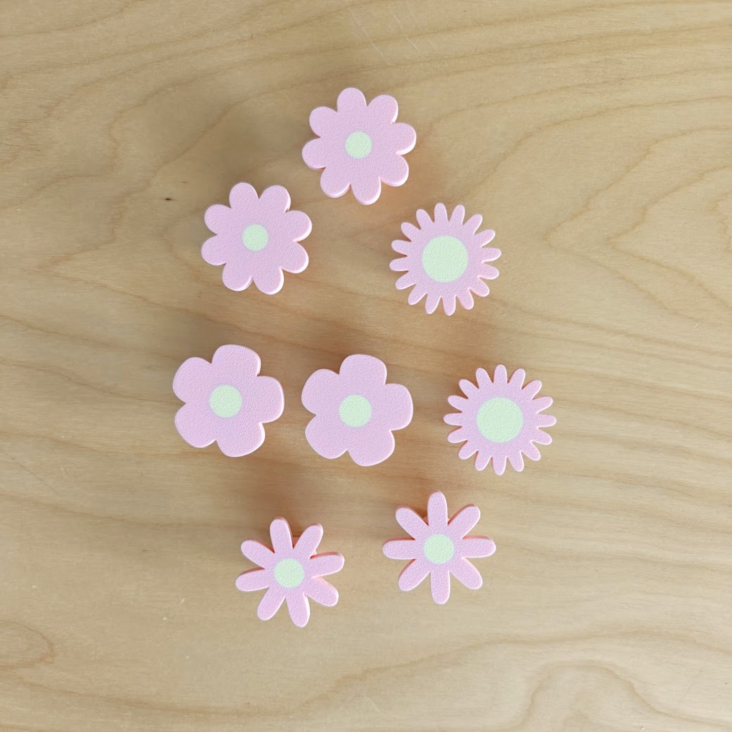 Pink Flower Knobs