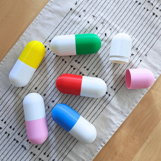 Pill Capsule Box for Secret Messages, Tiny Treasures or Sweet Surprises