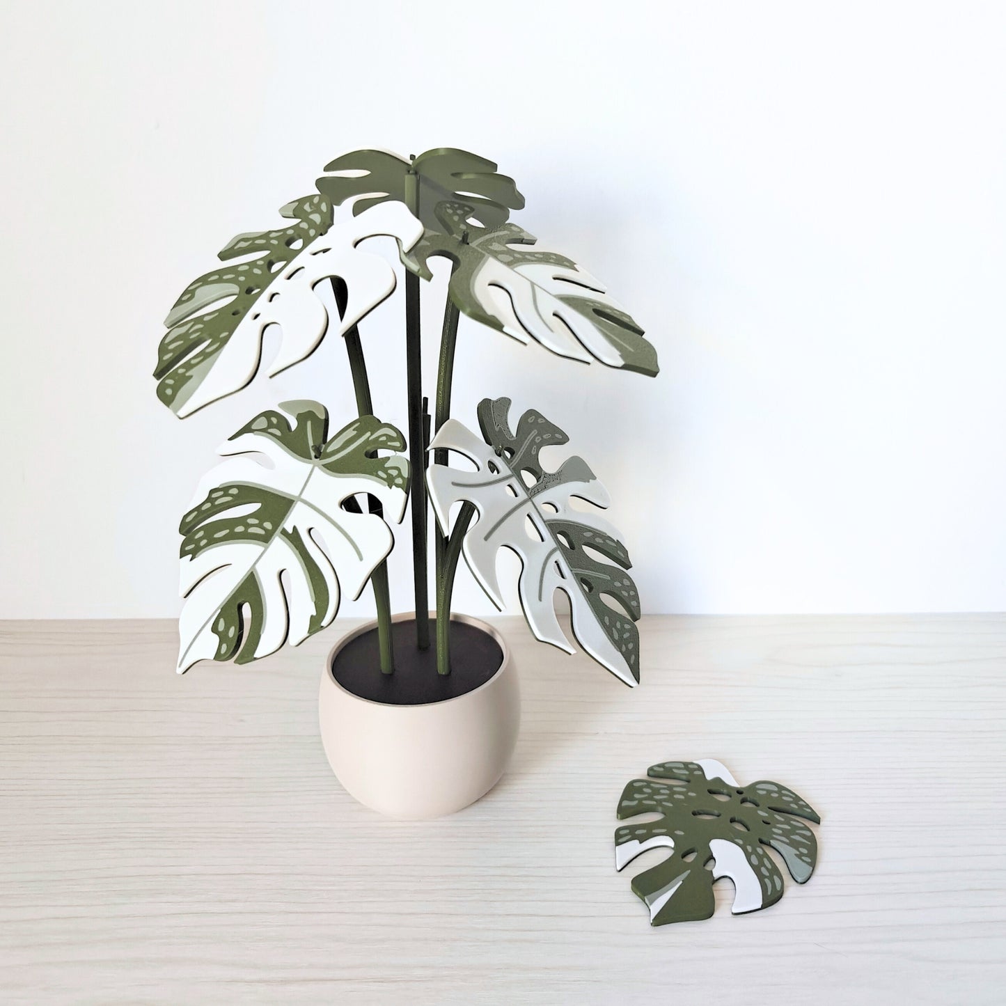 Monstera Thai Untersetzer Set