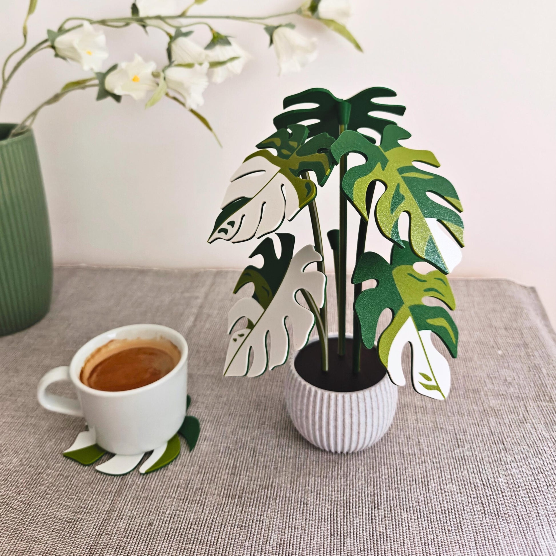 Monstera Coaster Set