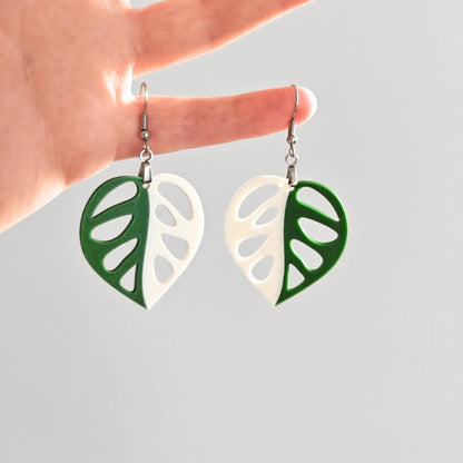 Earrings Monstera Adansonii
