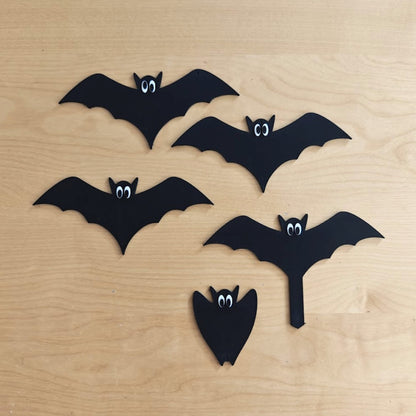 Set of 5 Silly Bats