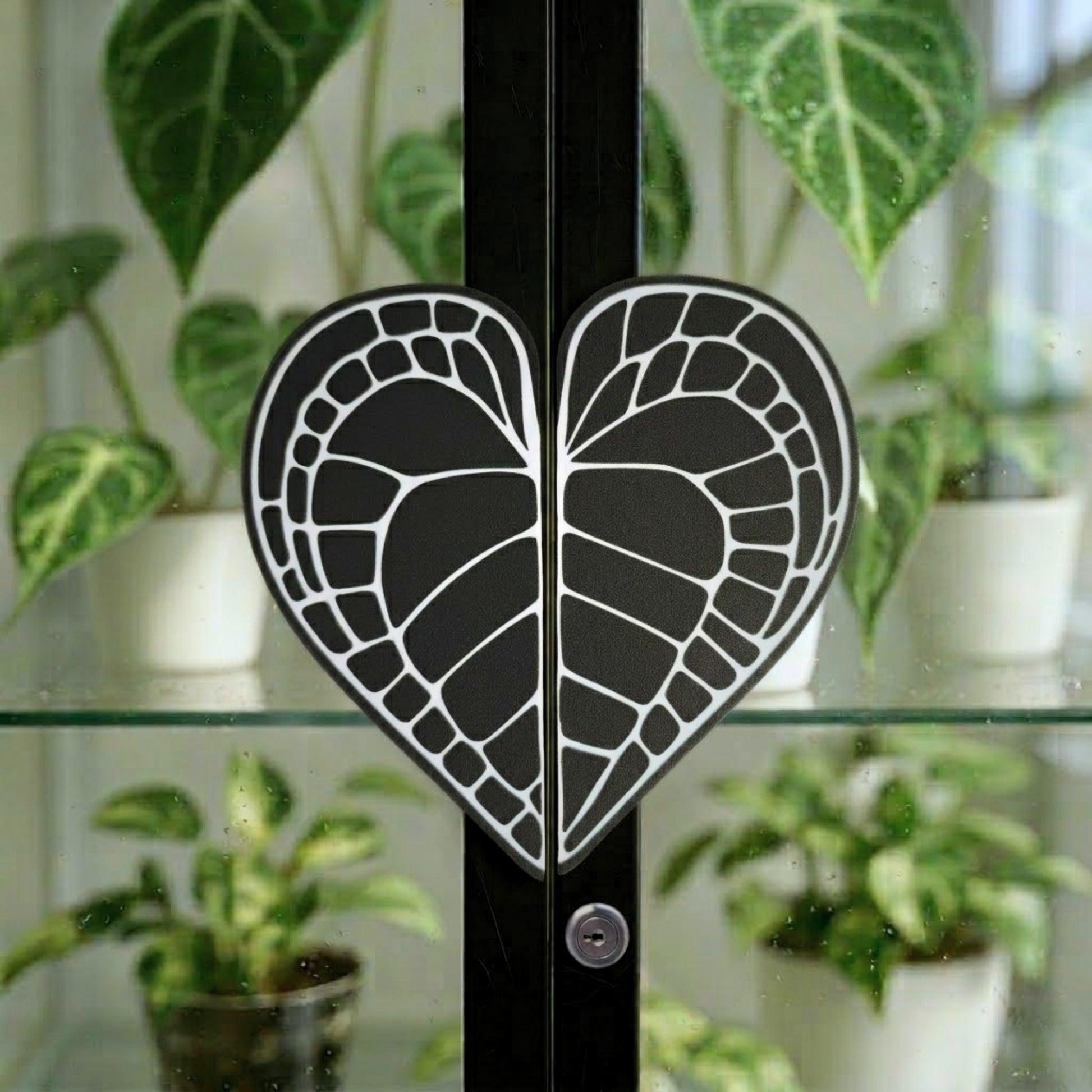 anthurium ikea Anthurium Clarinervium Leaf Handles for IKEA MILSBO & RUDSTA Cabinet – noordinaryleaf