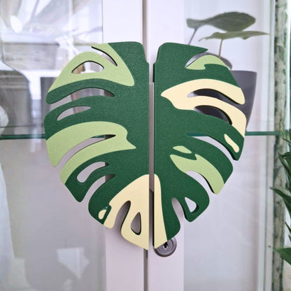 monstera plant ikea Monstera Leaf Handles for IKEA MILSBO & RUDSTA Cabinet – noordinaryleaf