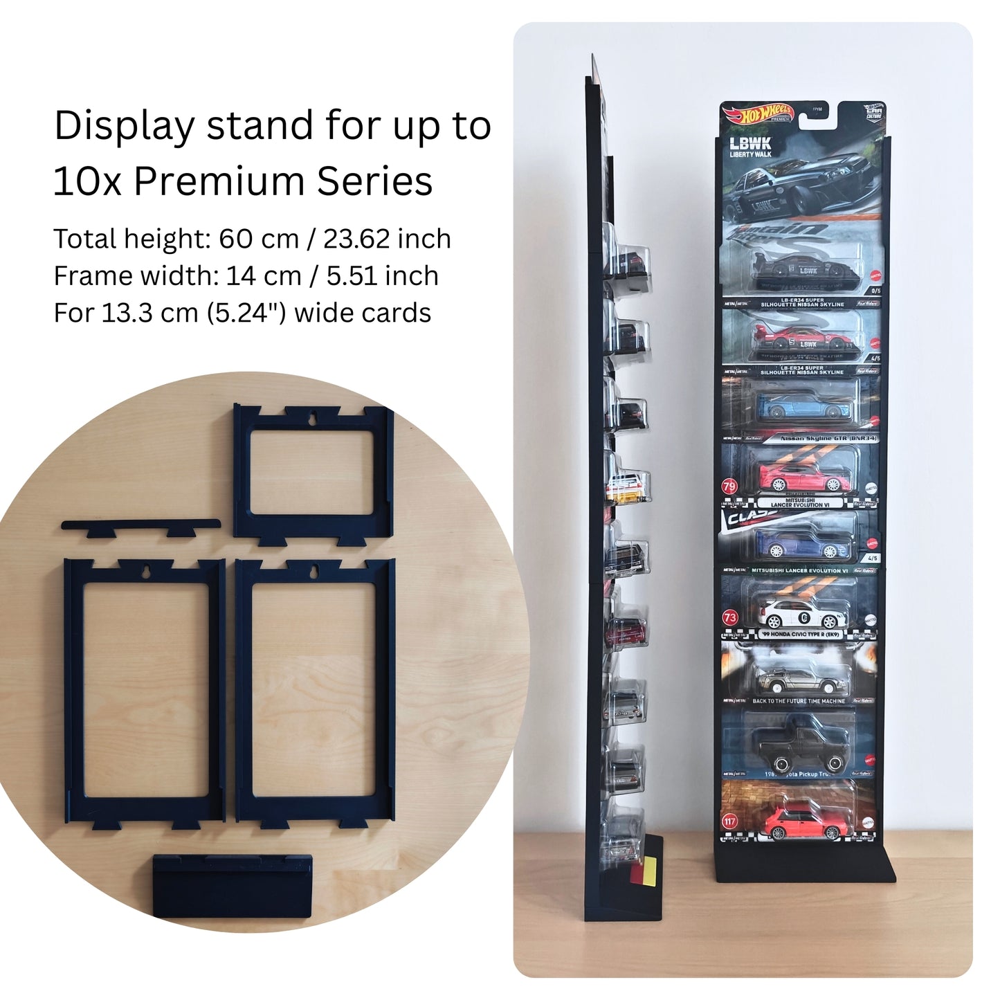 Hot Wheels Premium Wall Mount or Stand