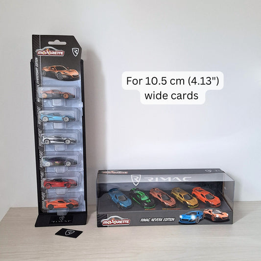 Majorette Wall Mount or Stand, Fits up to 11 Majorette Cars