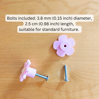 Pink Flower Knobs