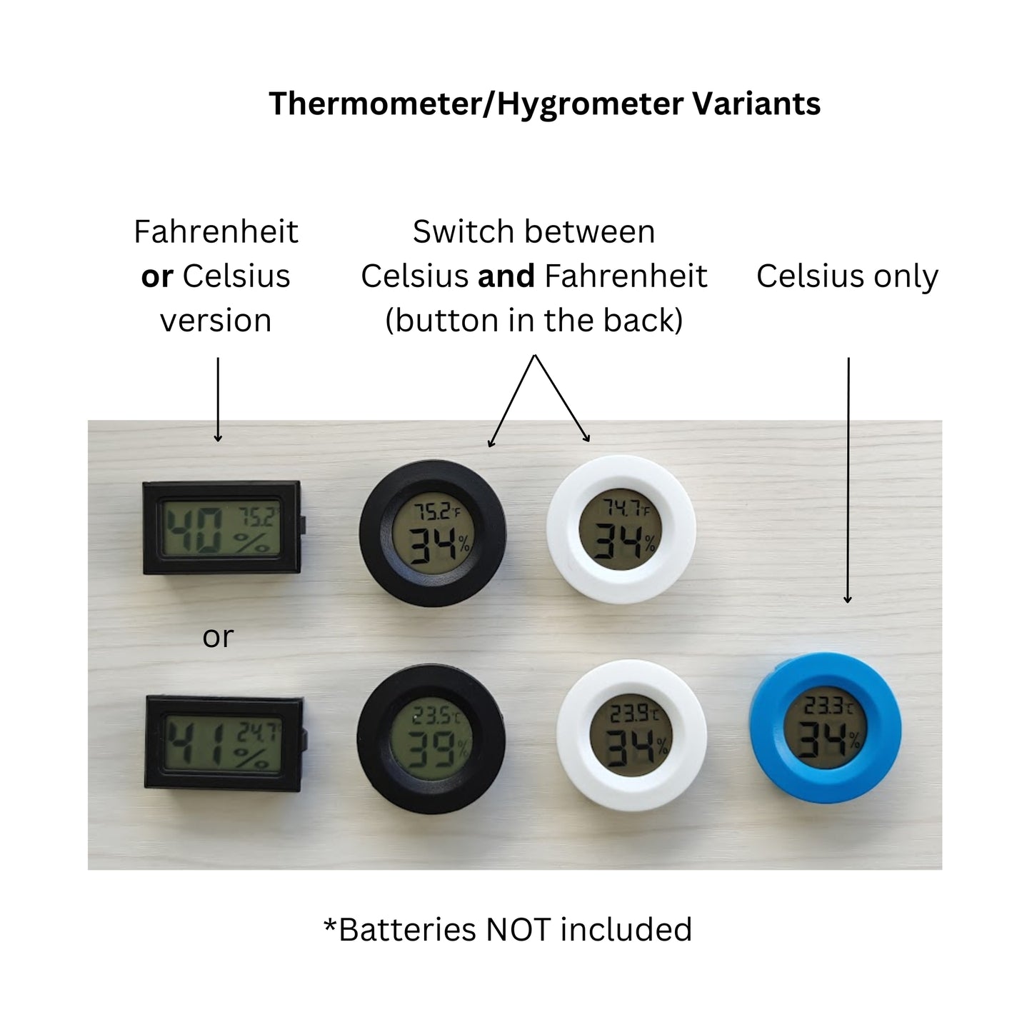 Thermometer Hygrometer Holder – Magnetic Mount