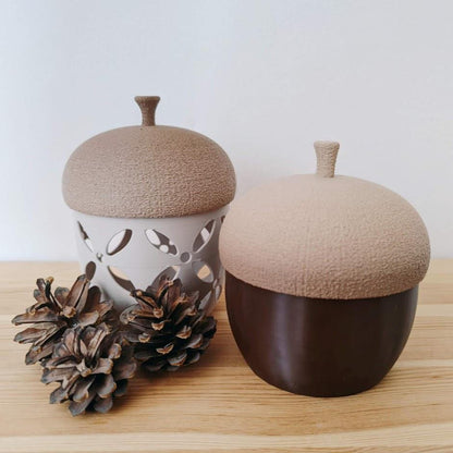 3d printed Acorn Bowl for Tea Lights or Trinkets, Snacks Holder