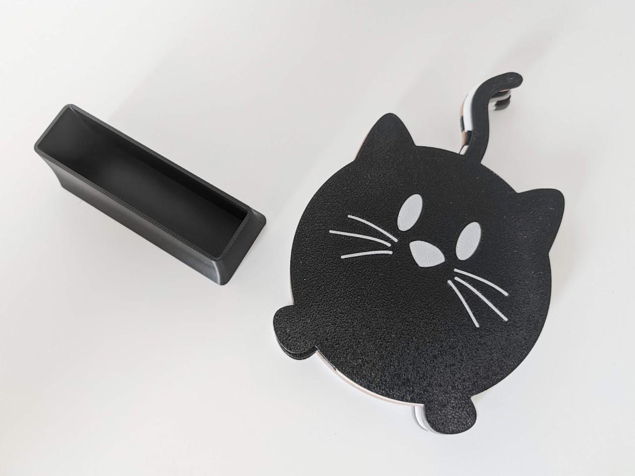 Cat coasters with tray