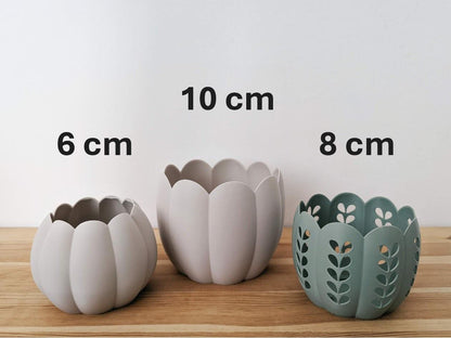 Elegant Design Planter, Succulent Plant Pot, Stylish organizer for small items, Home Decor, 3d print